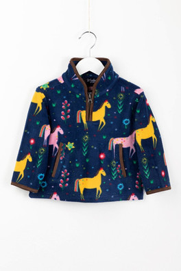 Kids Overhead Fleece - Horsey