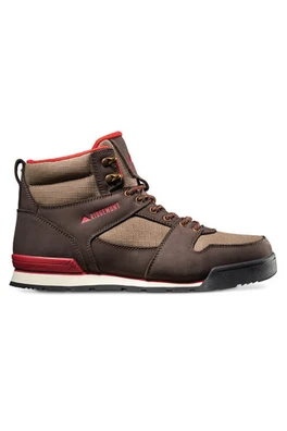 Monty Hi Hydroguard Womens Waterproof Hiking Shoes - Java / Red
