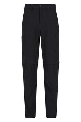 Pantalon convertible Trek Stretch - Pour homme - Noir