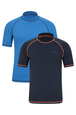 Mens Rash Vest 2-Pack - Navy