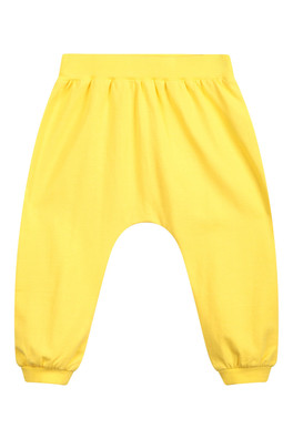 Bas de survêtement à revers bébé - Jaune