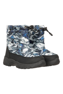 Bottes de neige Caribou à imprimé pour tout-petit - Monochrome