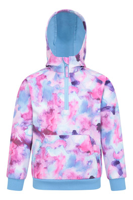 Helix Veste softshell pull-over enfant - Bleu Indigo