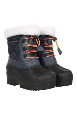 Arctic Toddler Adaptive Waterproof Snow Boots - Navy