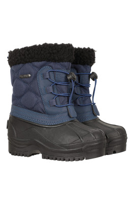 Arctic Toddler Adaptive Waterproof Snow Boots - Dark Blue