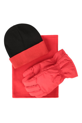 Ensemble d'accessoires d'hiver pour homme - Rouge Vif