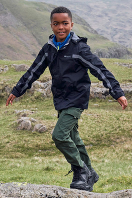 Samson II Kids Waterproof Jacket - Black