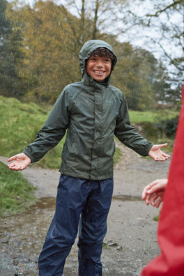 Pakka II Kids Waterproof Jacket - Khaki