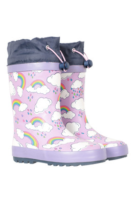 Pattern Toddler Wellies II - Lilac