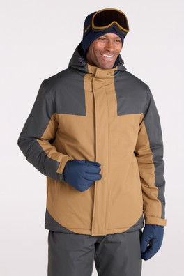 Dusk III Mens Ski Jacket - Tan