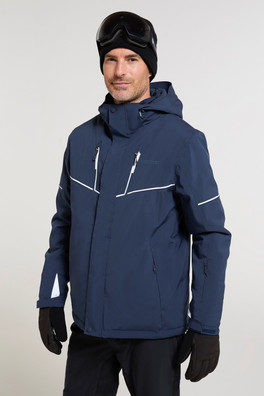 Galactic III Extreme Waterproof Mens Ski Jacket - Dark Blue