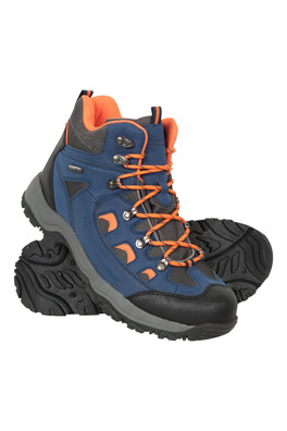 Adventurer Mens Waterproof Hiking Boots - Bright Blue