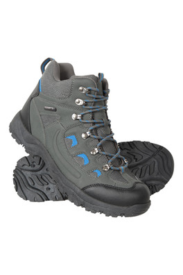 Adventurer Mens Waterproof Hiking Boots - Dark Grey