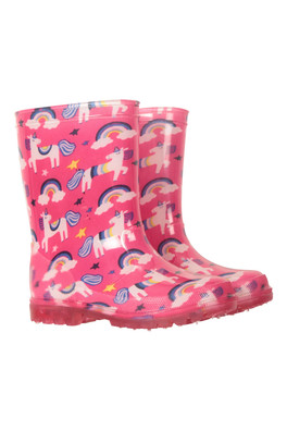 Splash Toddler Light-Up Wellies - Bright Pink
