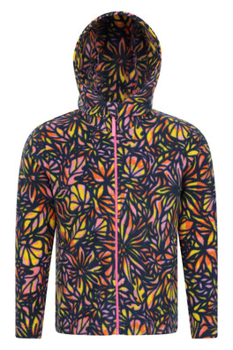 Endeavour II Printed Kids Hoodie - Bright Yellow