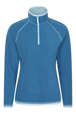 Montana Womens Half-Zip Fleece - Cobalt