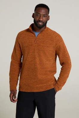 Snowdon II Mens Fleece - Rust