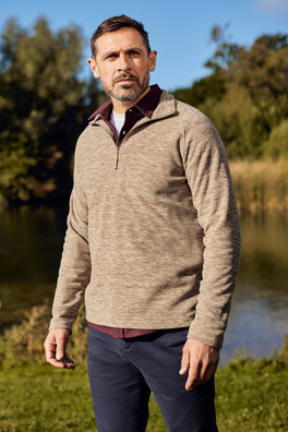 Snowdon II Mens Fleece - Light Brown