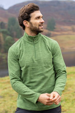 Snowdon II Mens Fleece - Bright Green
