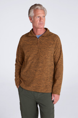 Snowdon II Mens Fleece - Burnt Orange