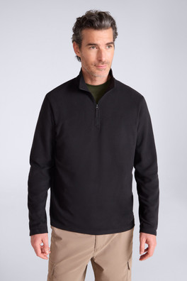 Camber II Mens Half-Zip Fleece - Black