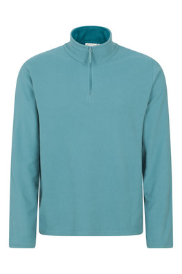 Camber II Mens Half-Zip Fleece - Bright Blue