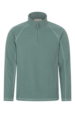 Ashbourne II Mens Half-Zip Fleece - Light Brown