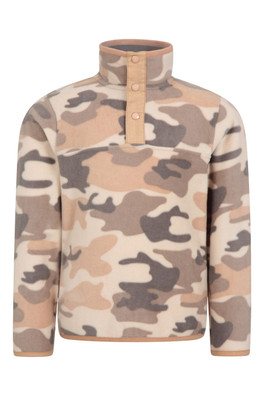 Woodland Kids Pullover Fleece - Camouflage