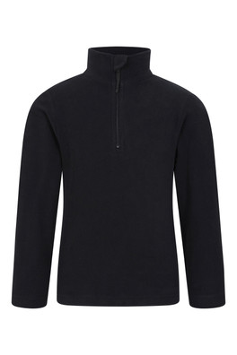 Camber II Kids Half-Zip Fleece - Jet Black