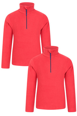 Camber II Kids Fleece 2-Pack - Red
