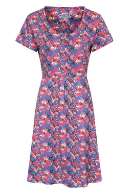 Mountain Essentials Lora Womens Skater Dress - Red