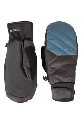 Arctic Mens Edge Waterproof Ski Mitten - Black