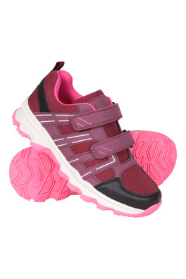 Cannonball Kids Adaptive Walking Shoes - Berry