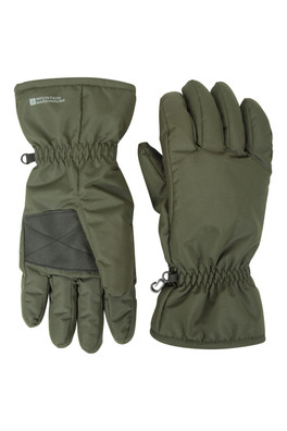 Mens Ski Gloves - Khaki