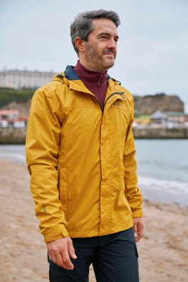 Torrent Mens Waterproof Jacket - Mustard