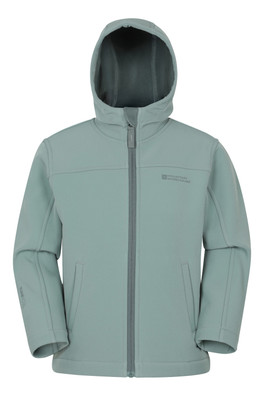 Exodus Kids Water Resistant Softshell Jacket - Light Khaki