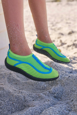 Bermuda Junior Aqua Shoe - Bright Green