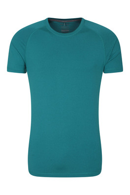 Agra Mens Melange T-Shirt - Dark Teal