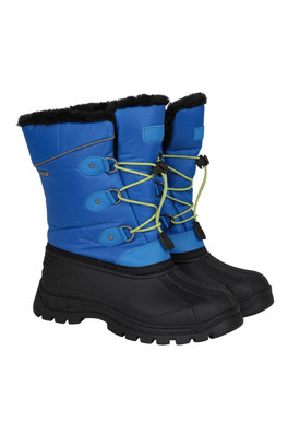 Whistler Kids Adaptive Snow Boots - Bright Blue