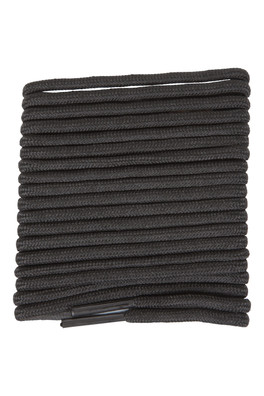 Round Boot Laces 150cm - Jet Black