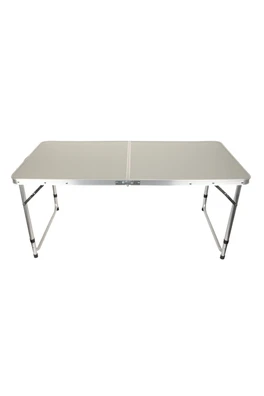 Rectangular Resin Folding Table - White