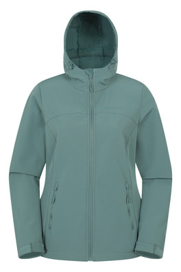 Exodus Womens Water Resistant Softshell Jacket - Teal