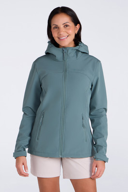 Exodus Womens Water Resistant Softshell Jacket - Teal