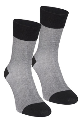 IsoCool Mid-Calf Liner Socks 2-Pack - Black