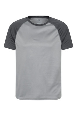 Endurance Mens IsoCool Active T-Shirt - Silver