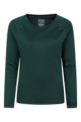 Endurance Womens Long Sleeve Top - Dark Green
