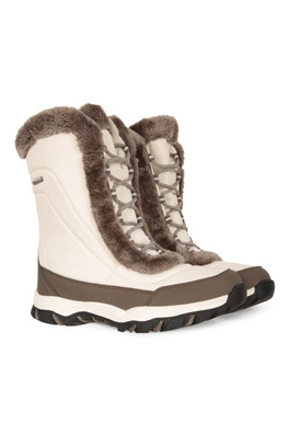 Ohio Womens Snow Boots - Beige