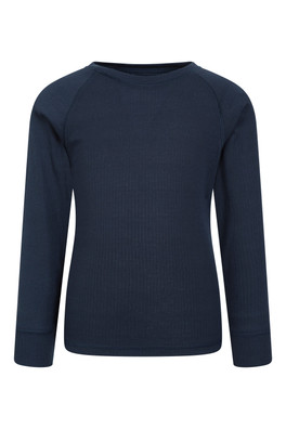 Talus Kids Base Layer Top - Navy