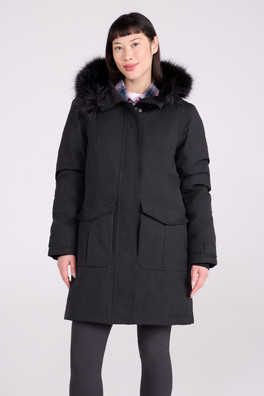 Aurora Extreme Womens Down Waterproof Jacket - Jet Black