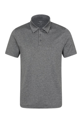 Deuce IsoCool Mens Polo - Charcoal